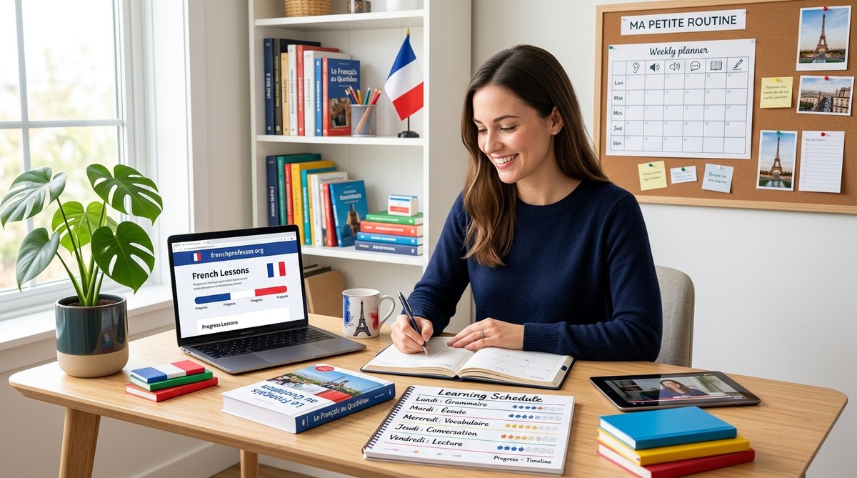How to Structure Your French Learning Routine for Maximum Progress