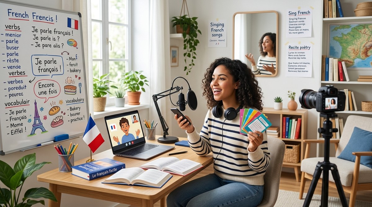7 Creative Ways to Practice French Speaking Alone at Home